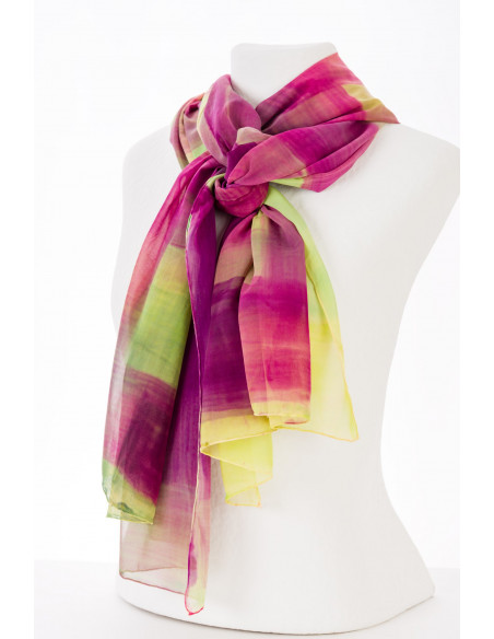 Large Natural Silk Shawl Scarf for women