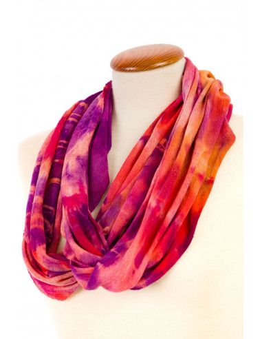 Neck Scarf or Buff for women in Silk...