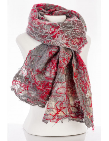 Scarf Women 100% Wool Silk Spring Autumn Winter