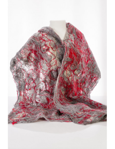Scarf Women 100% Wool Silk Spring Autumn Winter