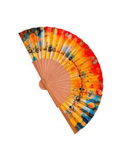 spanish folding handheld fan