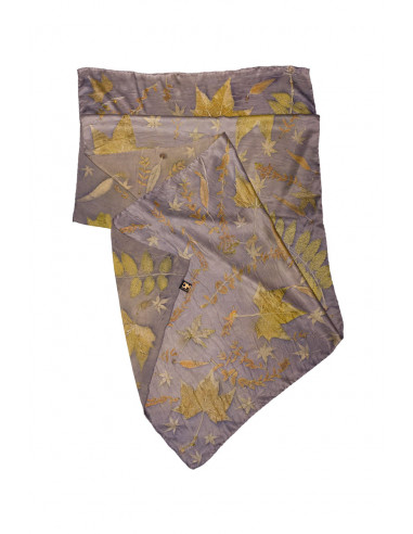 Mocador de seda per a dona. Foulard de seda natural pintat a mà. Xal elegant per festa