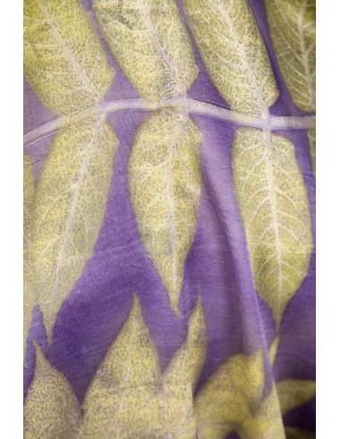Silk scarf for women. Hand-painted natural silk foulard. Elegant shawl for party.
