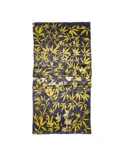 Large Natural Silk Shawl Scarf for women. Ecoprint handmade in Crêpe de Seda. 2